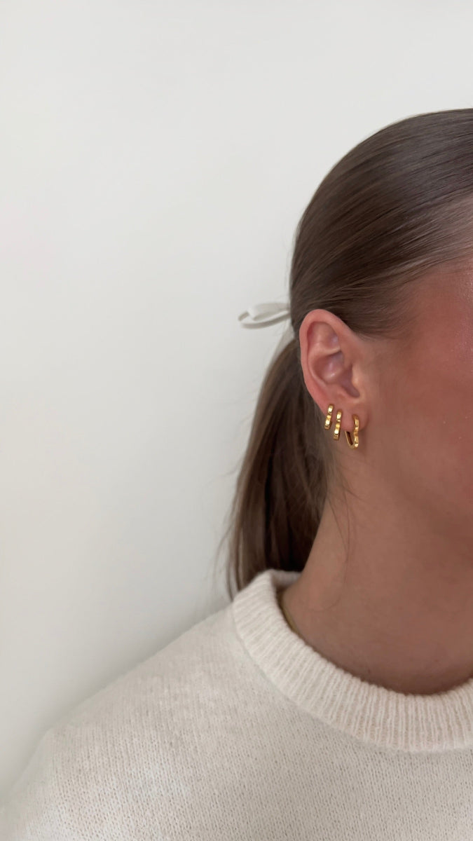 Alba Heart Hoops - Gold