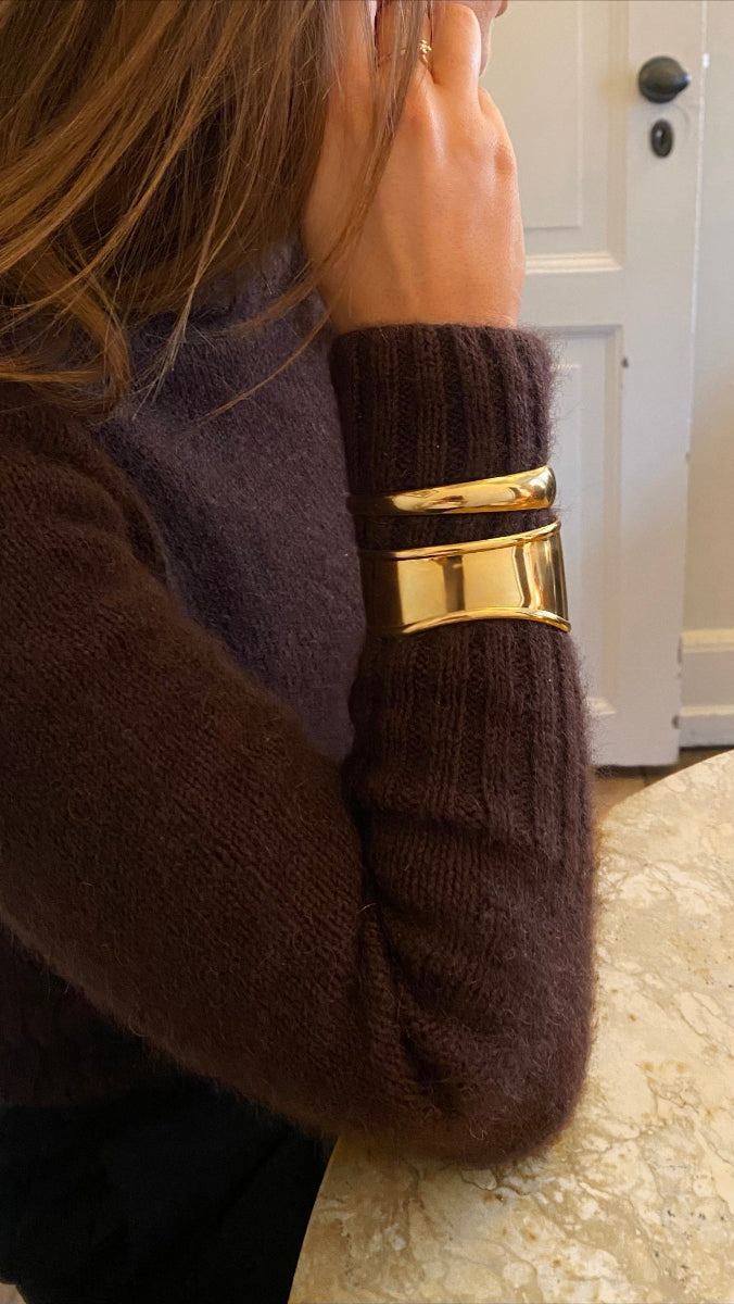 Olivia Bangle Bracelet - Gold