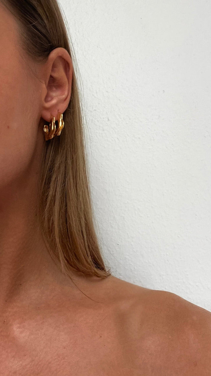 Agnes Earrings - Gold