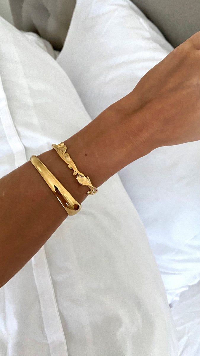 Frida Bangle Bracelet - Gold