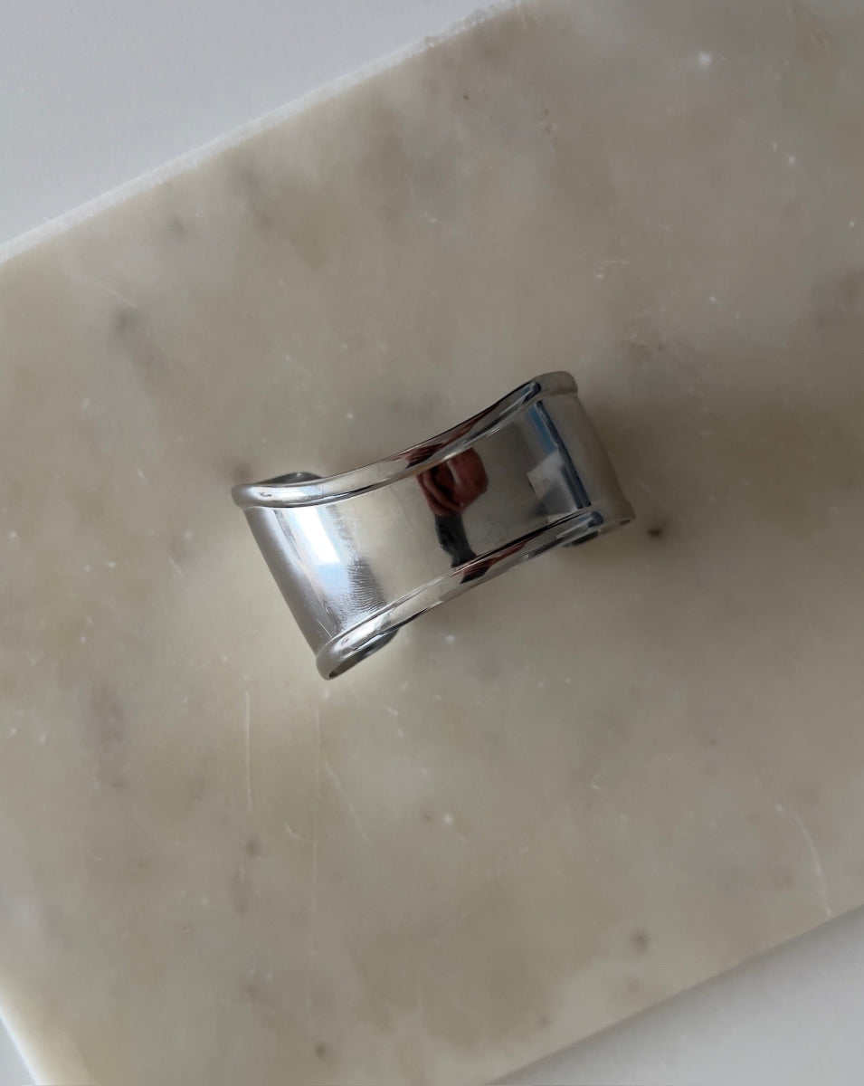 Olivia Bangle Bracelet - Silver