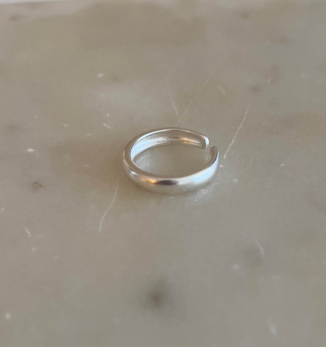 Alma Ring Matte - Silver
