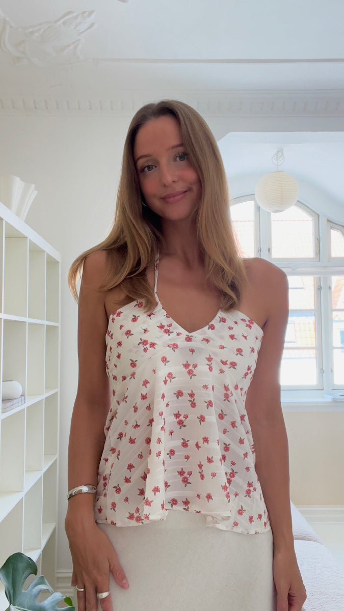 Johanna Top - blomstret