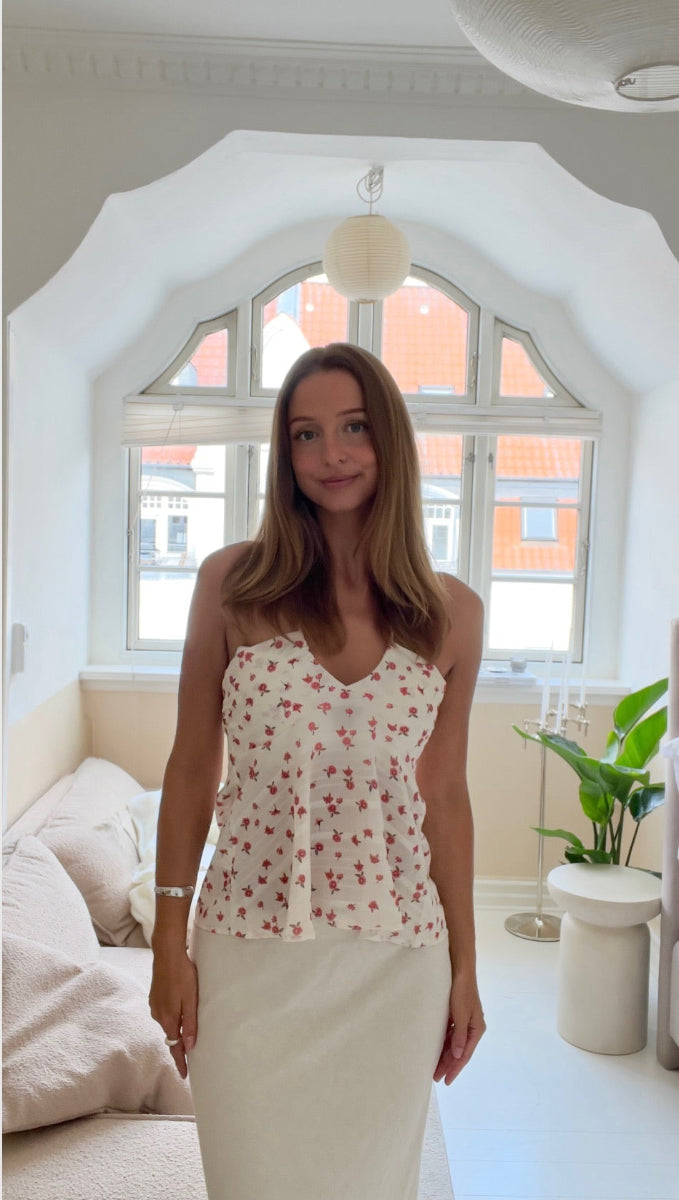 Johanna Top - blomstret