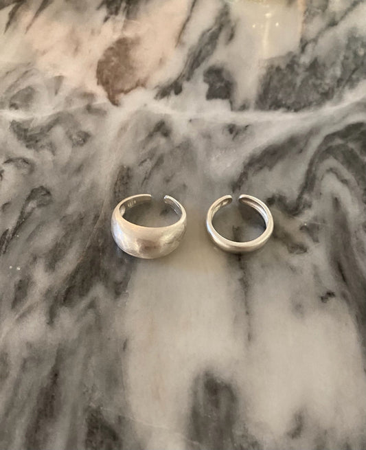 Alma Ring Matte - Silver