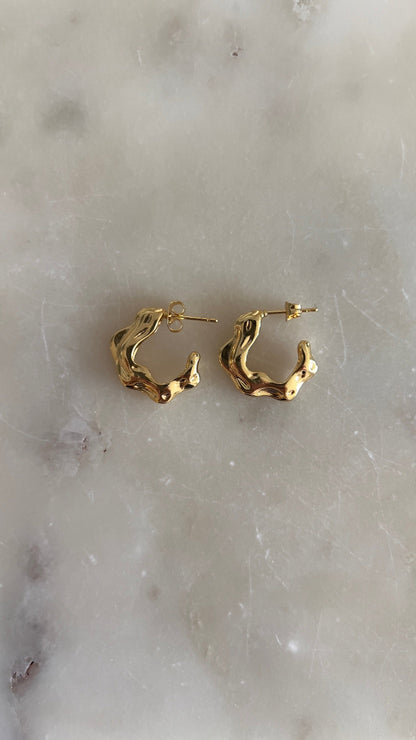 Agnes Earrings - Gold