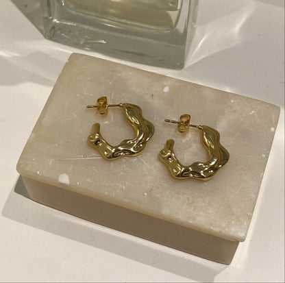 Agnes Earrings - Gold