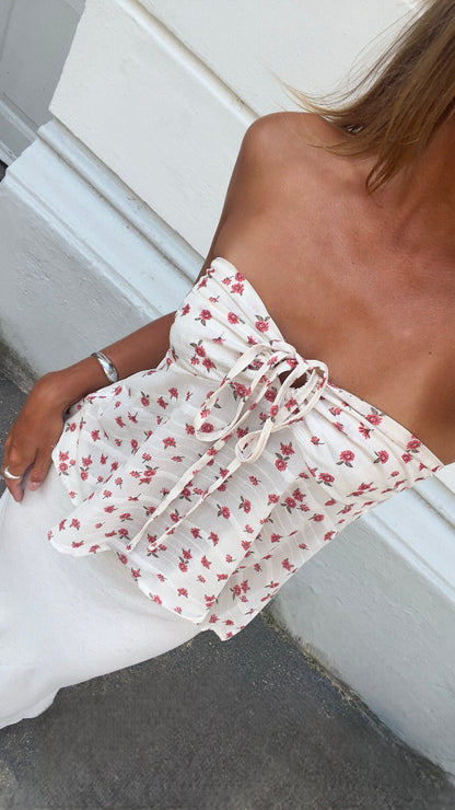 Johanna Top - blomstret