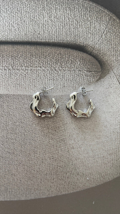 Agnes Earrings - Silver